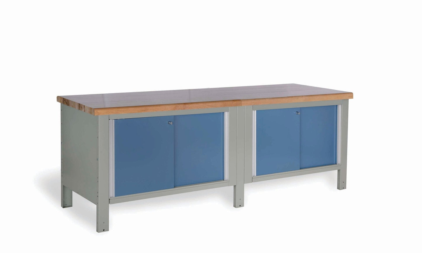 Double Closed Workbench (144"W X 30"D X 33 3/4"H)